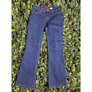 y2k vintage low rise classic blue bootcut jeans size 4